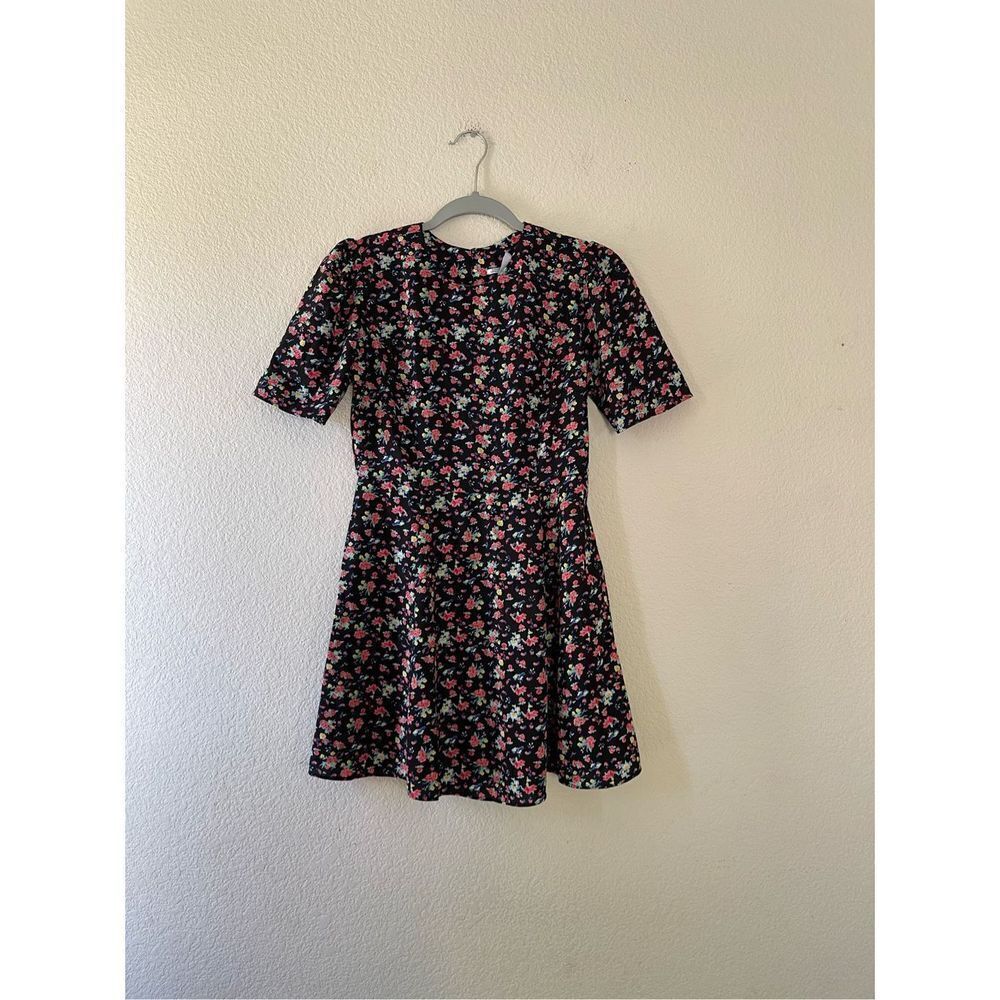 Valencia & Vine Floral Amanda Mini Dress with puff sleeve‎ small